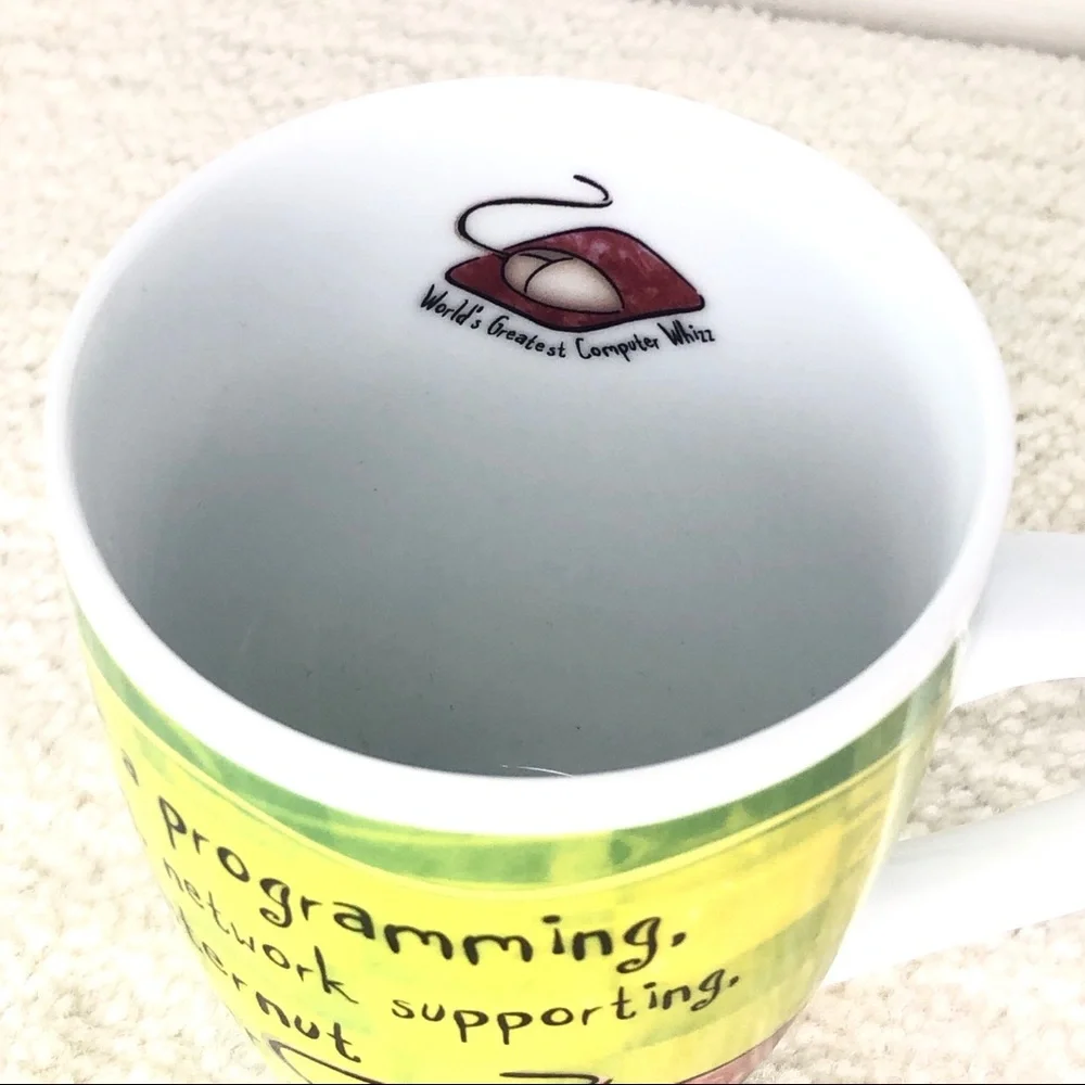 Co Worker History & Heraldry Computer Whizz Gift Mug 14oz